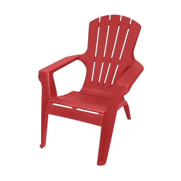 Gracious Living Gracious Living 100563 Red Explosion Adirondack II Chair 100563